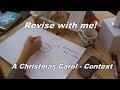 GCSE English Literature: A Christmas Carol by Charles Dickens - Context - Revise with me!
