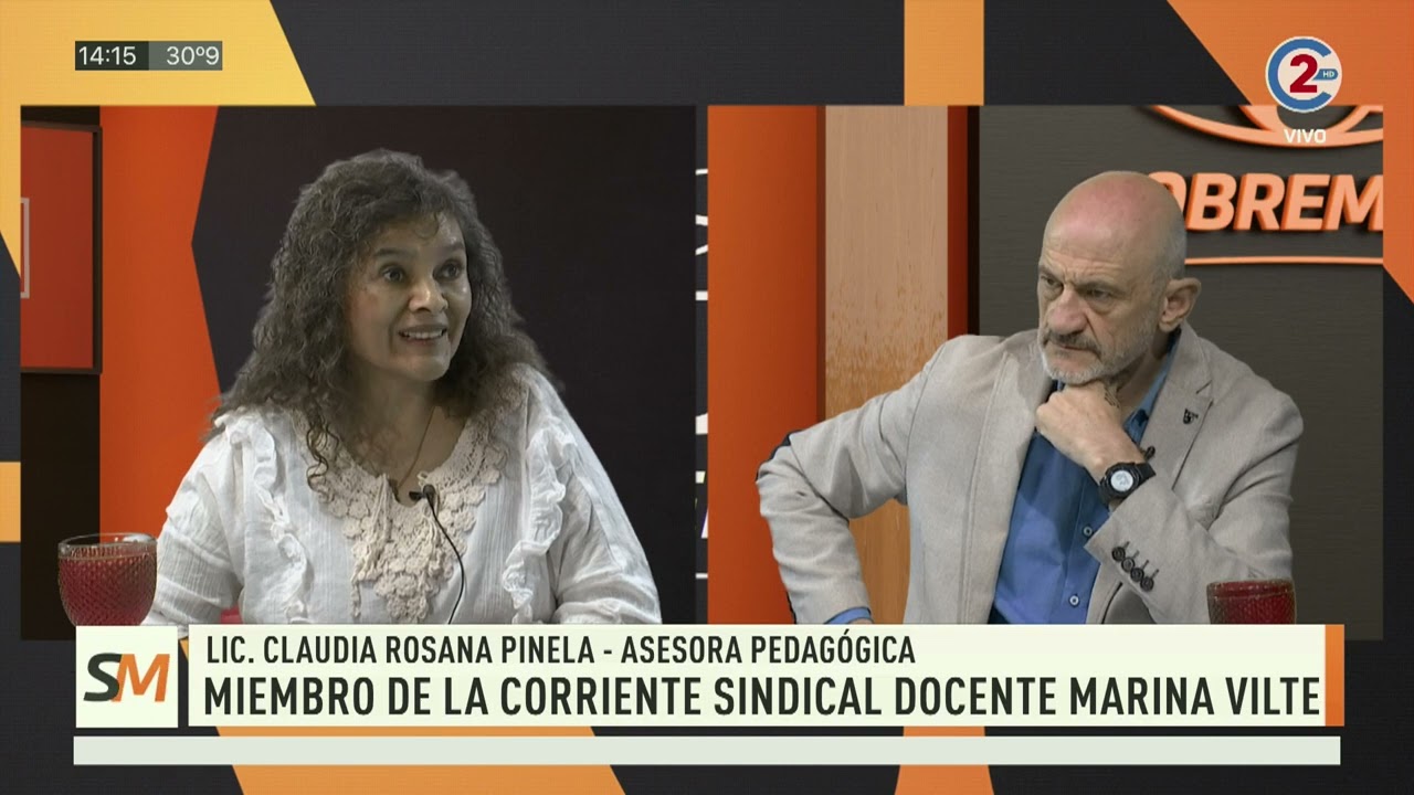 Sobremesa: Lic. Claudia Rosana Pinela
