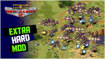 Red Alert 2 | Extra Hard Mod | KIROV GRINDER | 1 vs 7 brutal ai