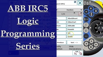 ABB IRC5 Logic Robotic Programming Series Digital Outputs Set & Reset