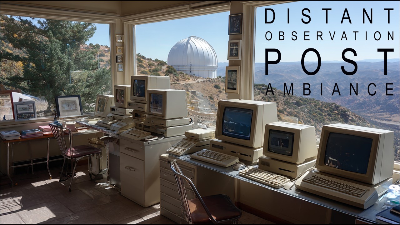 Distant Post Distant Observation Post – Retro Observatory Workspace | Mountain ...