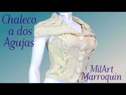 chalecos tejidos para mujer modernos