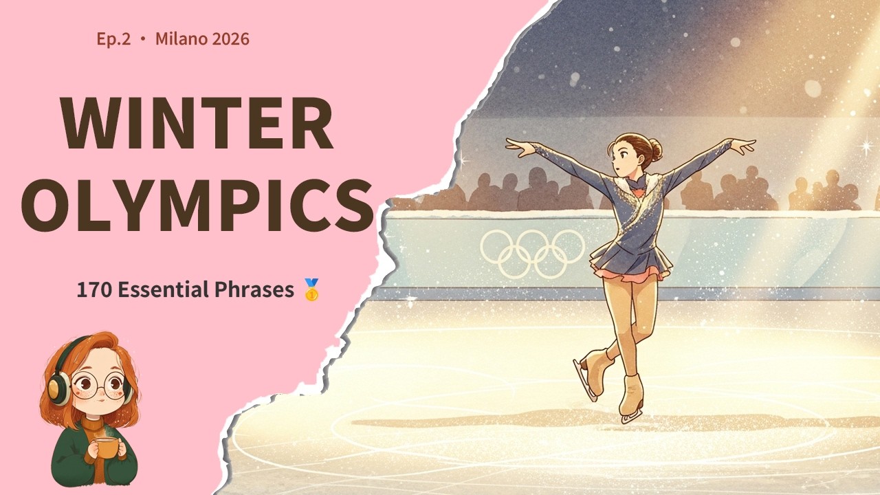 Winter Olympics Korean Phrases ❄️ 170 Sentences | Calm Korean Listening Immersion