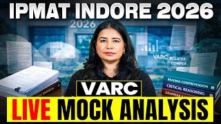 🔥 IPMAT 2026 VARC LIVE Mock Analysis | Score Booster Session