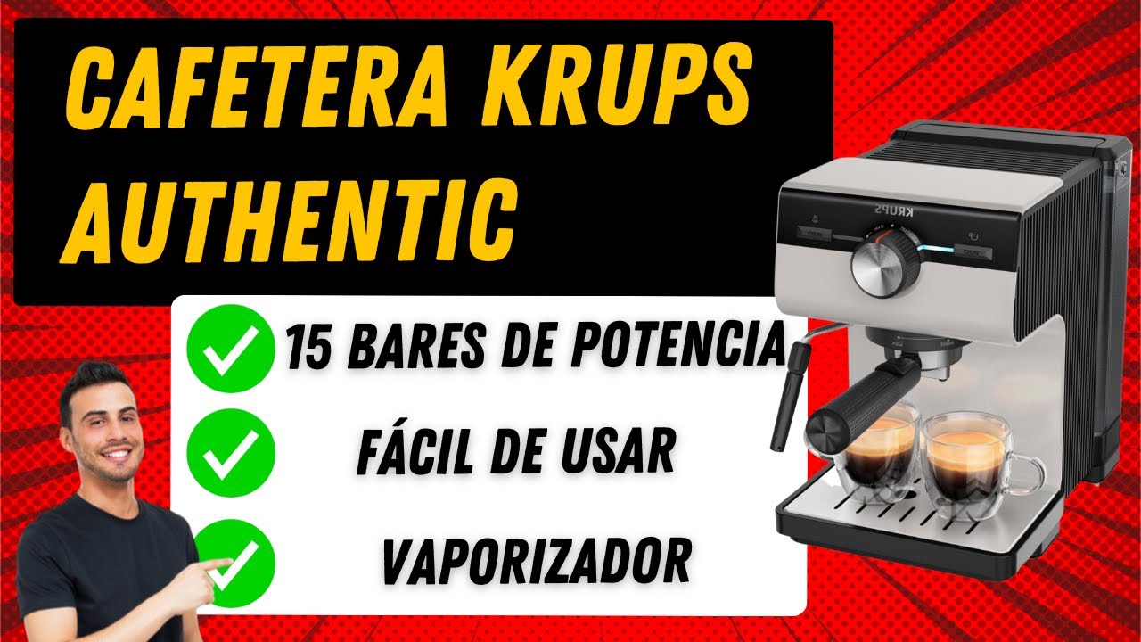 ✅☕CAFETERA KRUPS AUTHENTIC | Potente y económica