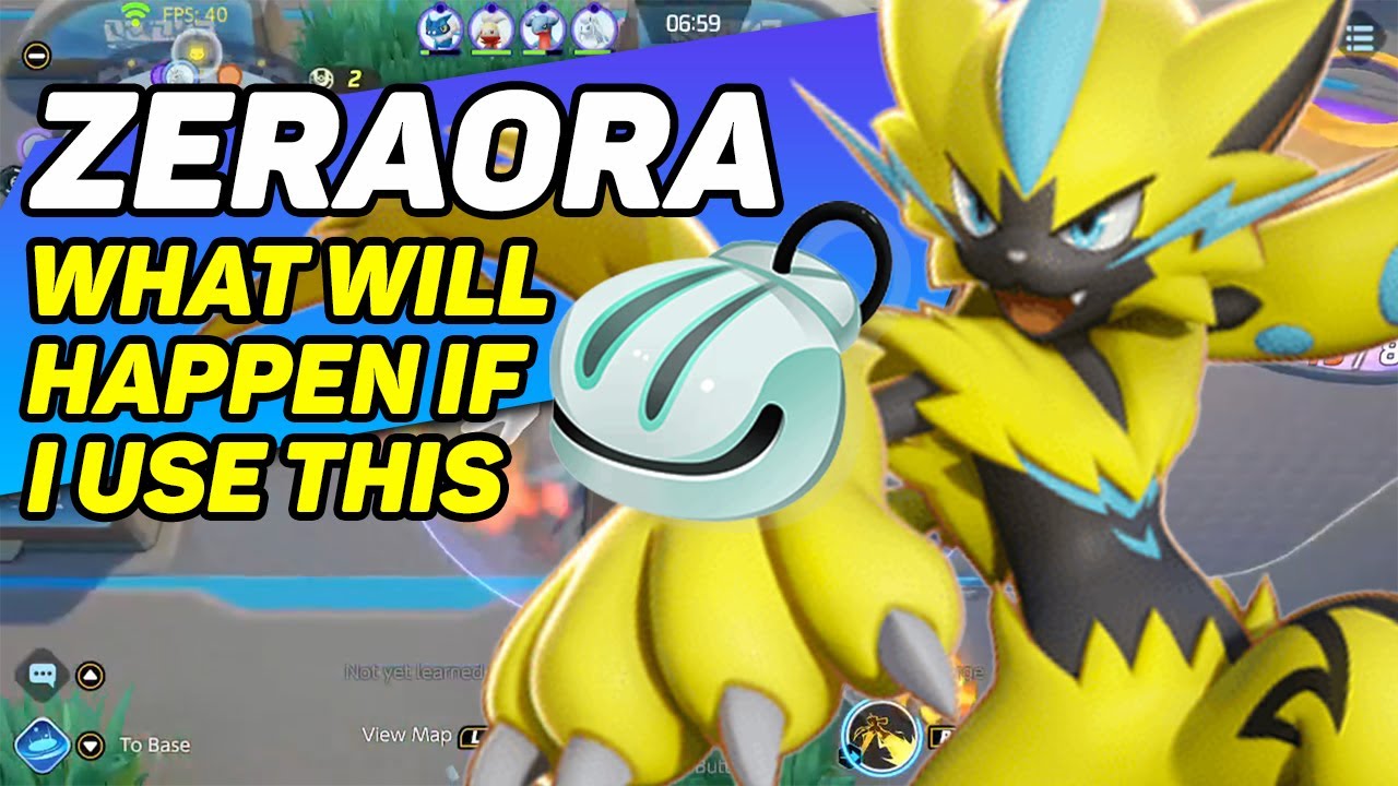 Best Held Item Zeraora | Pokemon Unite Mobile