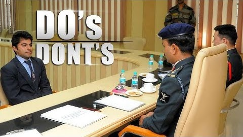 SSB Personal Interview: Do