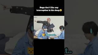 Download Lagu Suga don't like any interruption in his Sleep😂😂 #bts #suga MP3