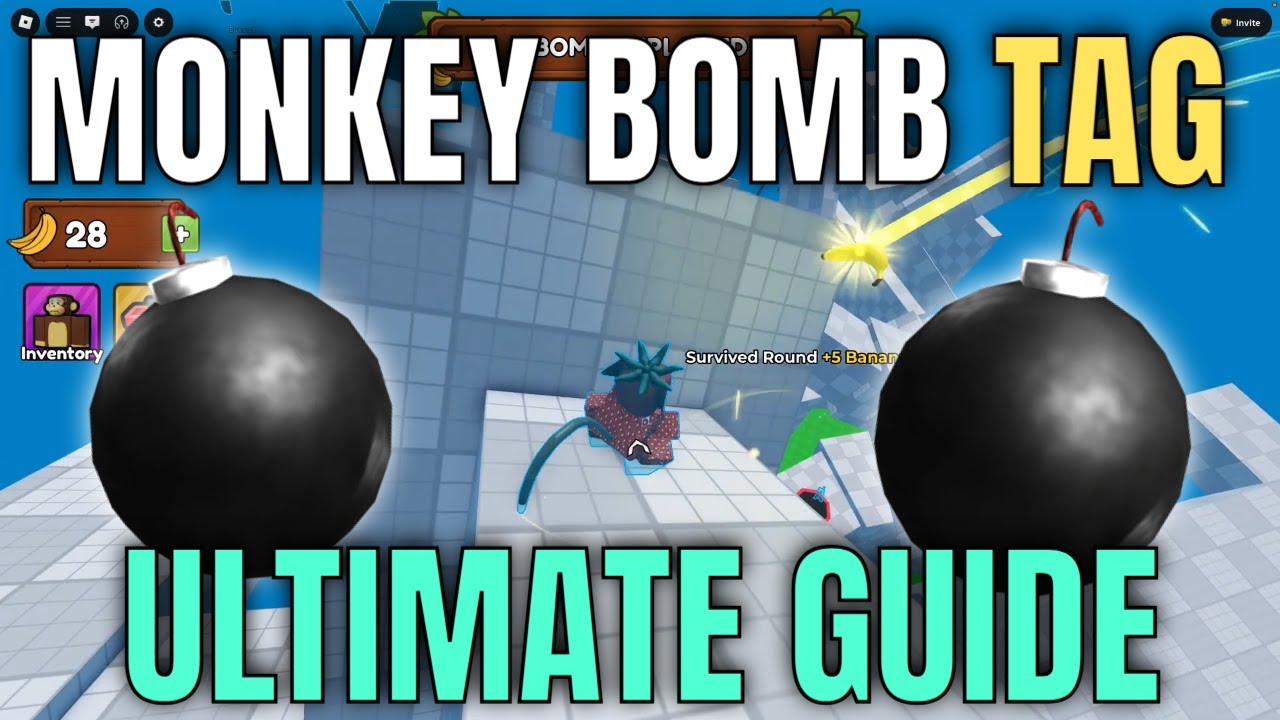 MONKEY BOMB TAG ULTIMATE GUIDE! (How to Win, Bananas, Shop) - Roblox ...