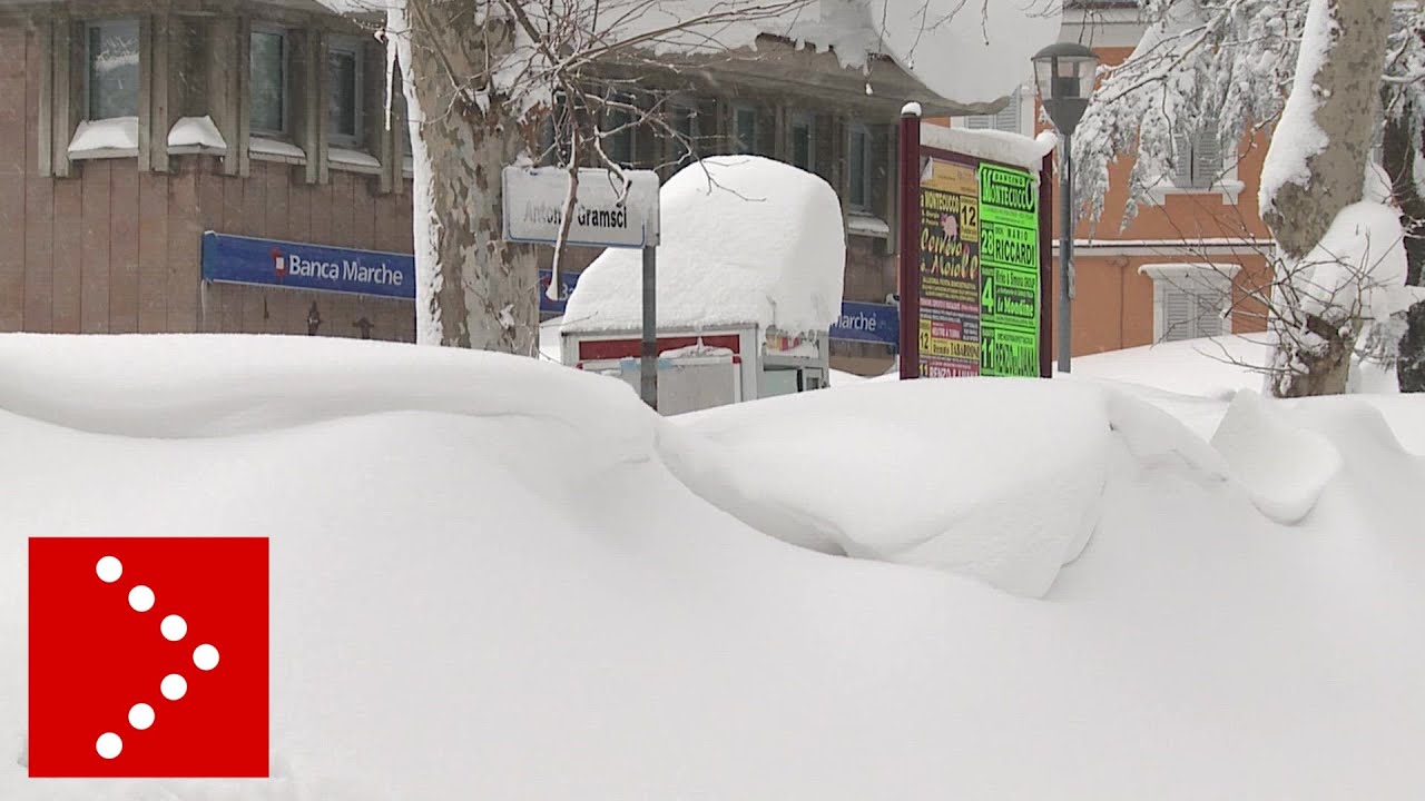 3 metri di neve a Urbino: la storica nevicata del febbraio 2012
