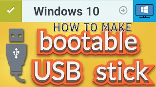 How to create Windows 10 Bootable USB stick - no ISO needed [2016]