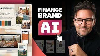 I rebranded this FINANCE Brand in 45 mins with AI (Live Demo)