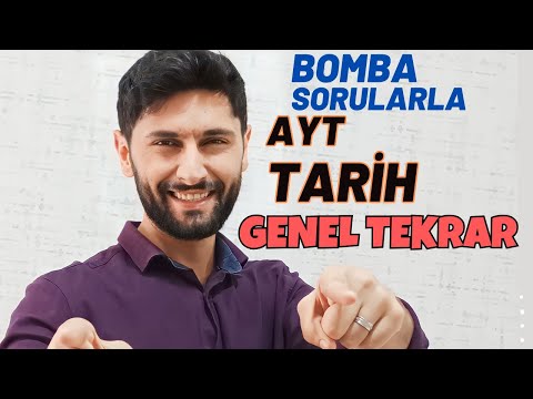 AYT TARİH GENEL TEKRAR 2024 | SOS-1 / SOS-2 | Ali Gürbüz