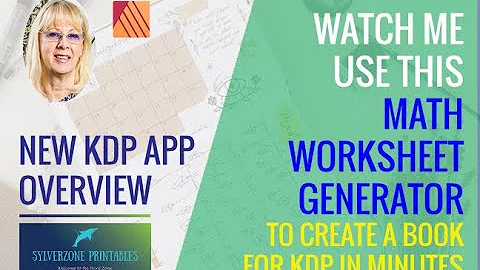 Create a Book in Minutes: Watch Me Use This Math Worksheet Generator