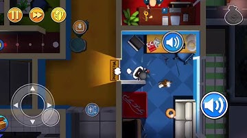 Robbery Bob Walkthrough - Chapter 2 - Level 4 - Change In Tactics