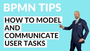How to Model User Tasks using BPMN