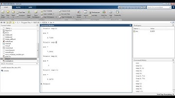 MATLAB 8.3 - Exponentials and Logarithms Functions