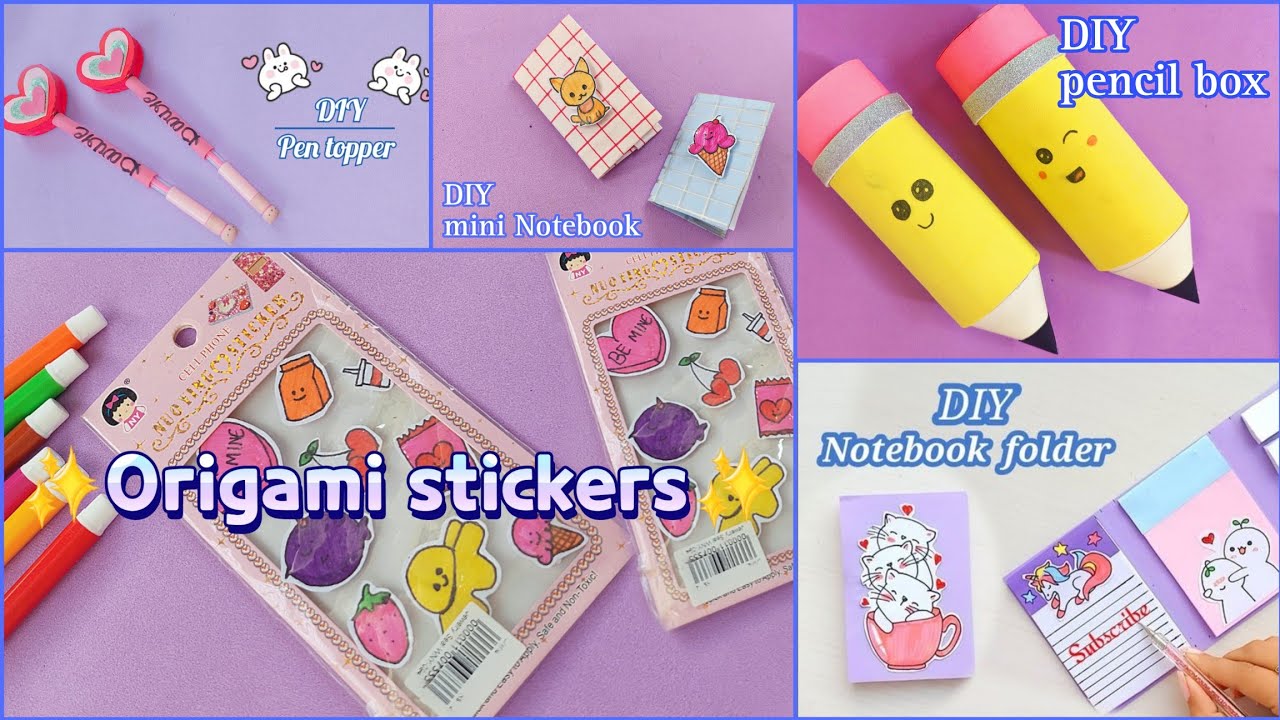 10 DIY AMAZING PAPER CRAFT IDEAS How to make school supplies// BACK TO