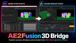After Effects to DaVinci Resolve / Fusion – AE2Fusion 3D Bridge