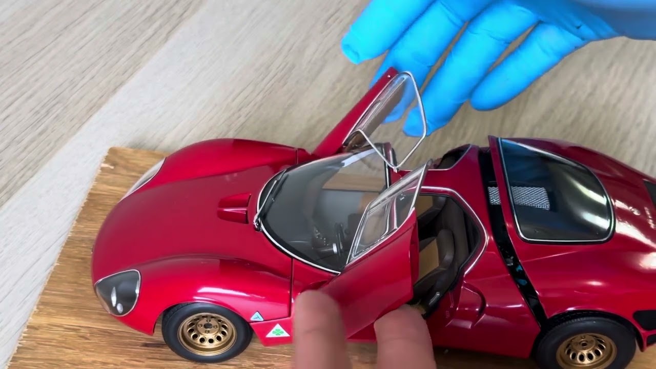 Alfa Romeo 33 Stradale Prototype 1968 1:18 Scale By Autoart - YouTube