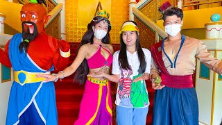 Changcady khám phá thế giới cổ tích, gặp ông đèn thần, cô bé quàng khăn đỏ, công chúa lọ lem