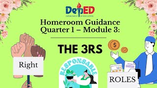Grade 9 Homeroom Guidance Quarter 1 – Module 3 THE 3RS