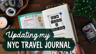 Travel Journal With Me ✈️ | Scrapbooking My Trip To NYC🚕