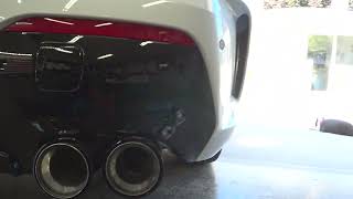 BMW M440i Exhaust Tips Install  Stainless and Carbon Fiber