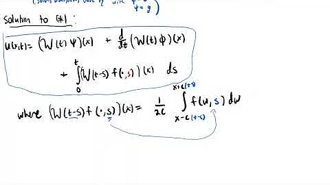 Lecture 11: More on nonhomogeneous wave equation; Boundary Value Problems