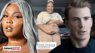 Lizzo Jokes She's PREGNANT With Chris Evans' Baby After DM Flirting!