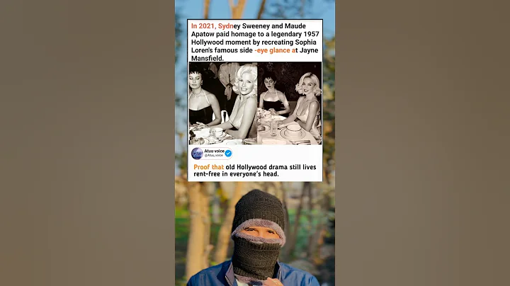 Sydney Sweeney & Maude Apatow Recreated This Iconic 1957 Hollywood Moment 👀