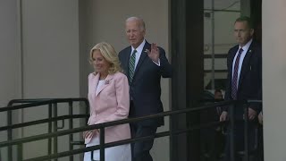 Bidens back at White House after whirlwind trip to New Orleans