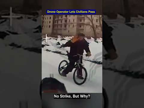 Russian Drone Operator Spares Civilians – Searching for a Military Target!