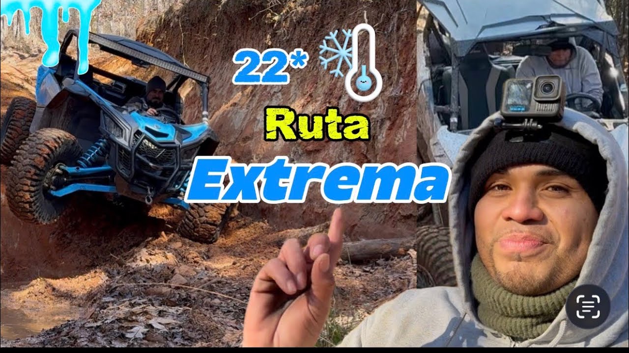 RUTA muy FRÍA y EXTREMA ¿QUIÉN se RENDIRÁ primero?🤔las MÁQUINAS o NOSOTROS?