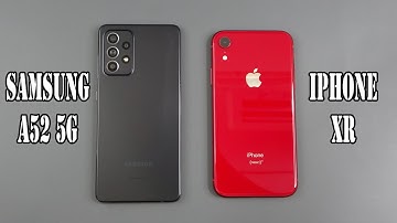 Samsung Galaxy A52 5G vs iPhone XR | SpeedTest and Camera comparison