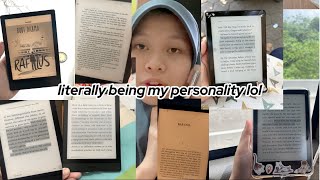 introducing my ereader, onyx poke 3 🌷 [and comparison to kindle paperwhite 11th gen]