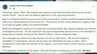 Candidate for Deschutes County Sheriff says he s been placed on administrative leave