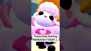 These Pets Getting REMOVED TODAY in Adopt Me...⚠️#roblox #adoptme