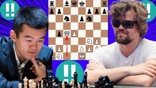 Captious chess game | Ding Liren vs Magnus Carlsen 5