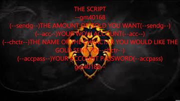 World of Warcraft Gold Hack