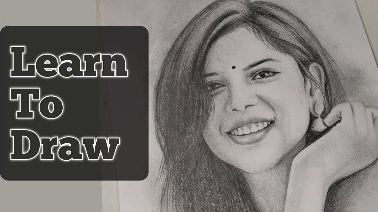 How to draw a face/ step by step drawing of face - YouTube