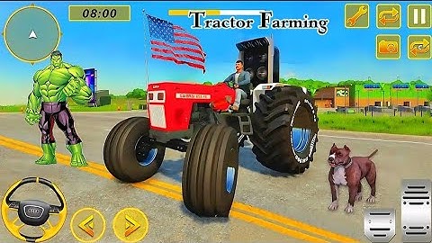 Drive Modern Tractor Farming Game Simulator 3D - New Child Android Game 2025 - Android Game Part #14
