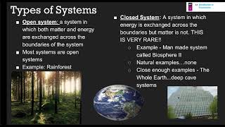 APES 1A Notes - Types of Systems & Feedback