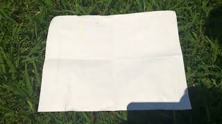 My crude attempt at capturing shadow bands during solar eclipse