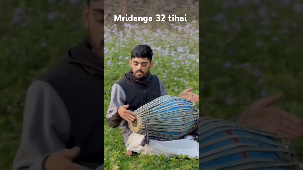 Mridanga 32 tihai ll mridanga lesson 