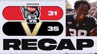 Information Vanderbilt wins off recovered end zone fumble to beat NC State in crazy ending Update