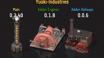 Factorio - Changes Yuoki Industries 0.2.40, YI-Engines 0.1.8, YI-Railways 0.0.6