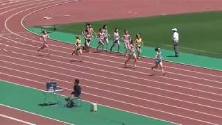 2018年4月22日県選手権女子3000ｍ1組目・坂本