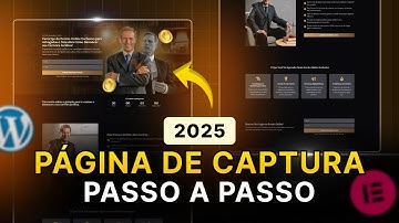 Como criar uma PÁGINA DE CAPTURA no Elementor e WordPress + [Página de obrigado c/ redirecionamento]