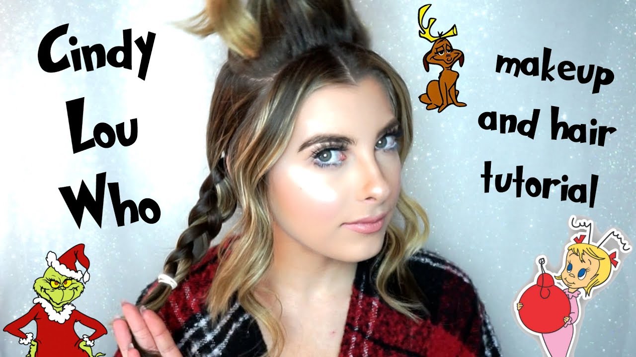 Cindy Lou Who Makeup Hair Tutorial